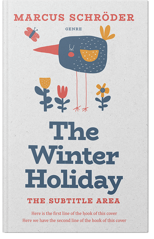 Front view of Premade Children's Book Cover - Gallery