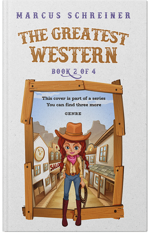 Front view of Premade Children's Book Cover - Mercury