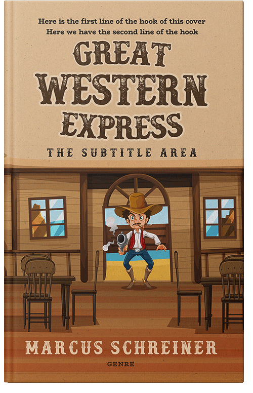 Front view of Premade Children's Book Cover - Muddy Waters