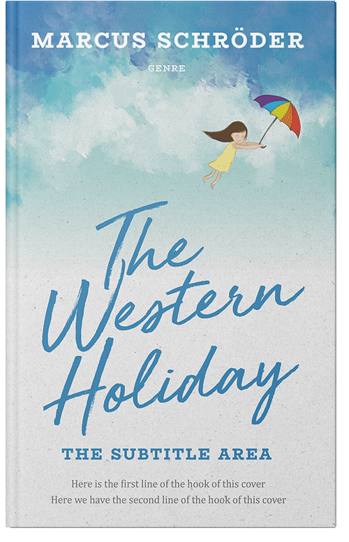 Front view of Premade Children's Book Cover - Geyser