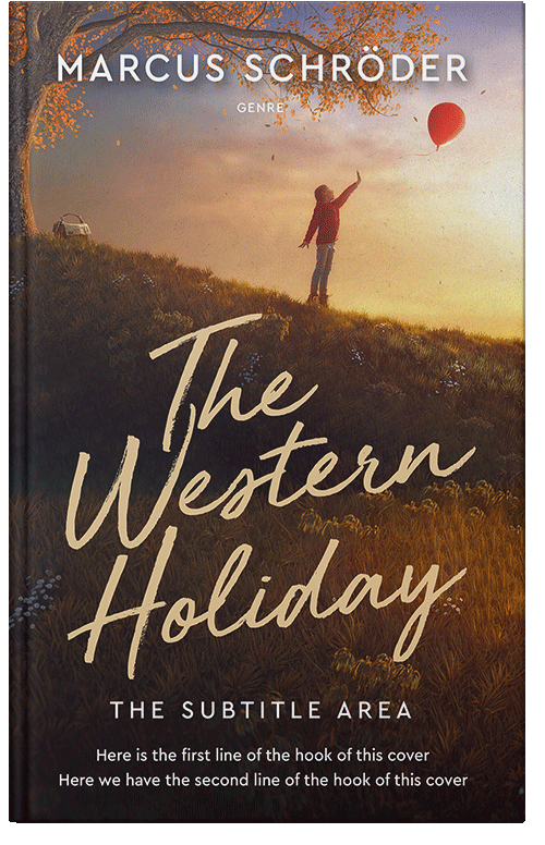 Front view of Premade Children's Book Cover - Brandy