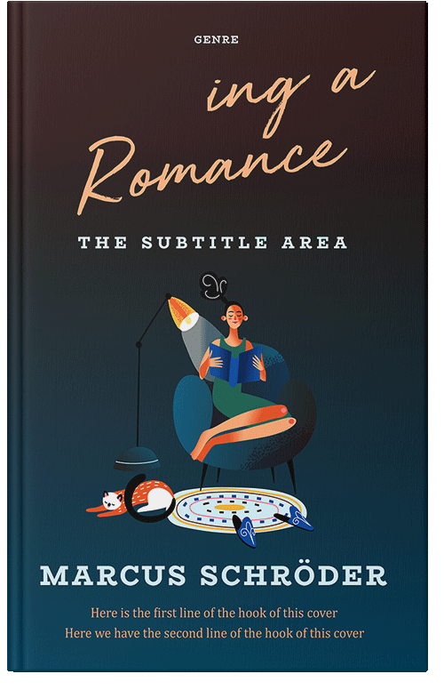 Front view of Premade Chick Lit Book Cover - Big Stone