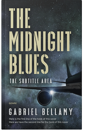 Premade Book Cover Outer Space