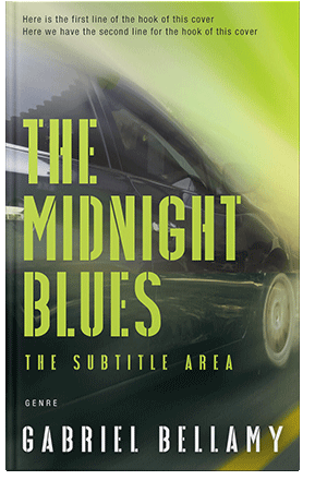 Pre Made Book Cover Yellow Green