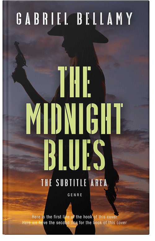 Front view of Premade Action & Adventure Book Cover - Thunder