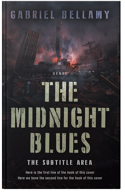 Front view of Premade Apocalyptica Book Cover - Bastille