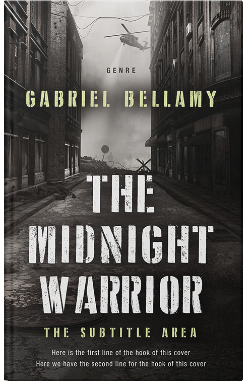 Front view of Premade Mystery & Thriller & Suspense Book Cover - Timberwolf