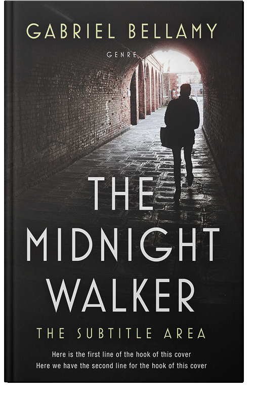 Front view of Premade Mystery & Thriller & Suspense Book Cover - Cod Gray