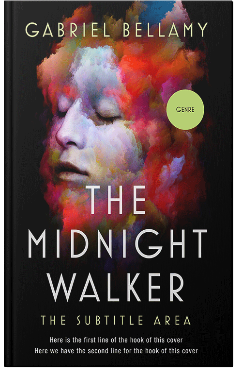 Front view of Premade Health & Mind & Body Book Cover - Night Rider