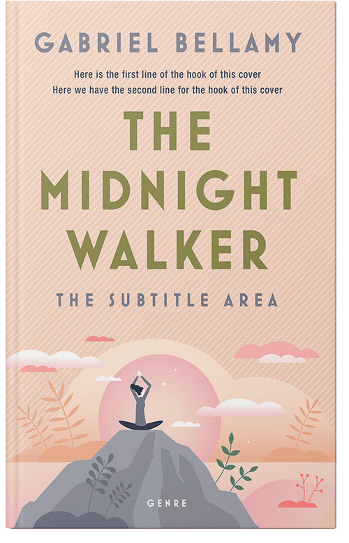 Front view of Premade Health & Dieting & Fitness Book Cover - Albescent White