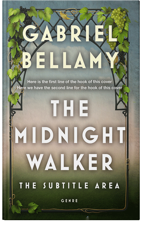 Front view of Premade Literary Fiction Book Cover - Napa