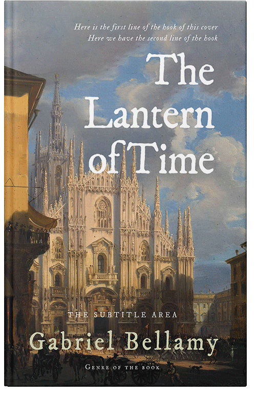 Front view of Premade Historical Book Cover - Tapa