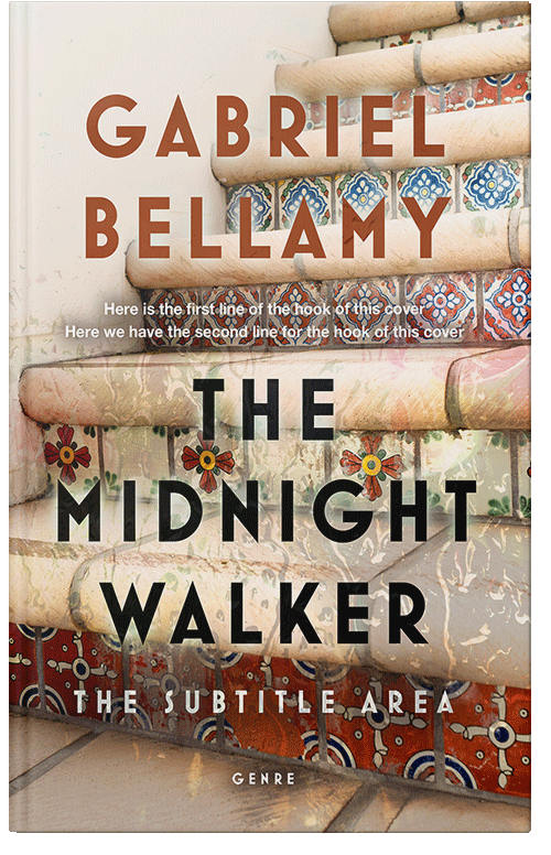 Front view of Premade Literary Fiction Book Cover - Bone