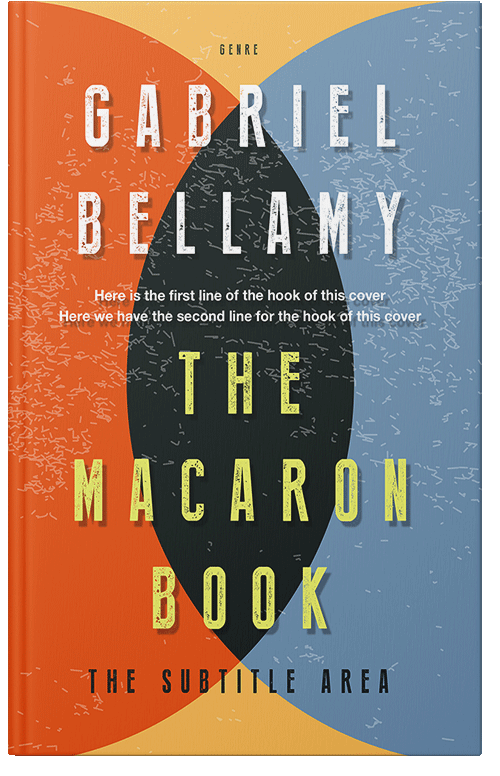 Front view of Premade Abstract Book Cover - Ship Cove