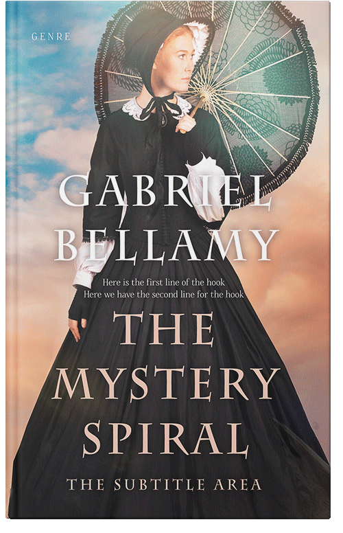 Front view of Premade Historical Book Cover - Bone