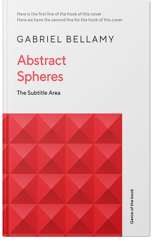 Front view of Premade Business Book Cover - Concrete