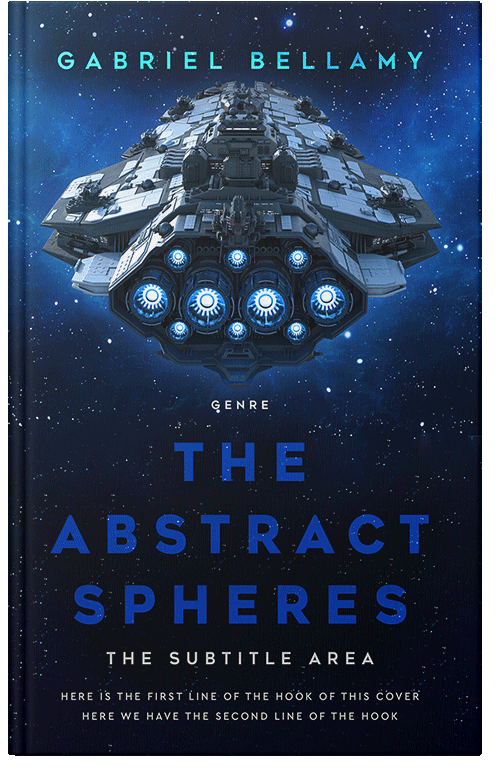 Front view of Premade Science Fiction Book Cover - Black Pearl