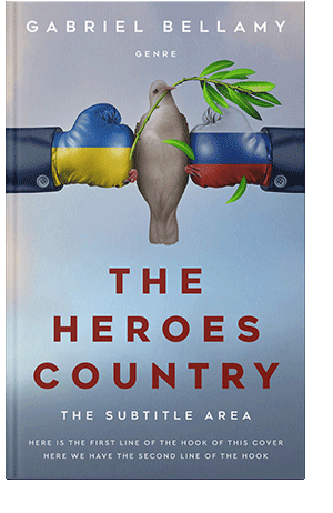 Pre Made Book Cover Cadet Blue