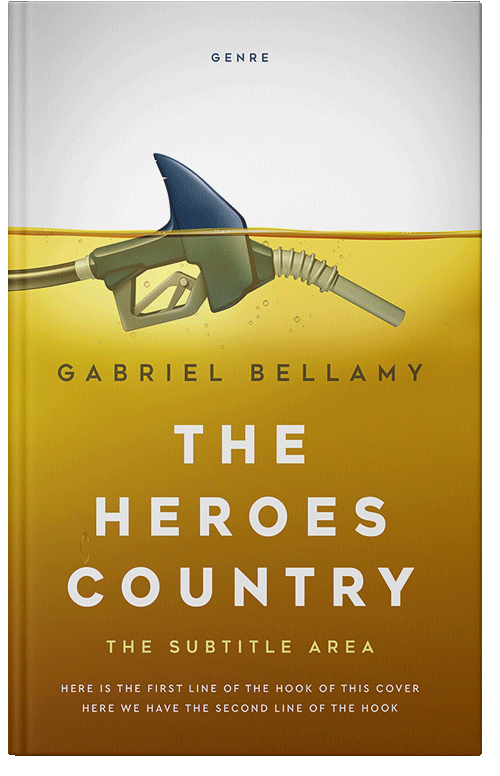 Front view of Premade Politics & Law & Society Book Cover - Hot Toddy