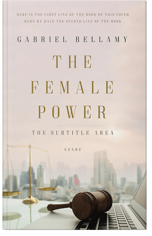 Front view of Premade Politics & Law & Society Book Cover - Pearl Bush