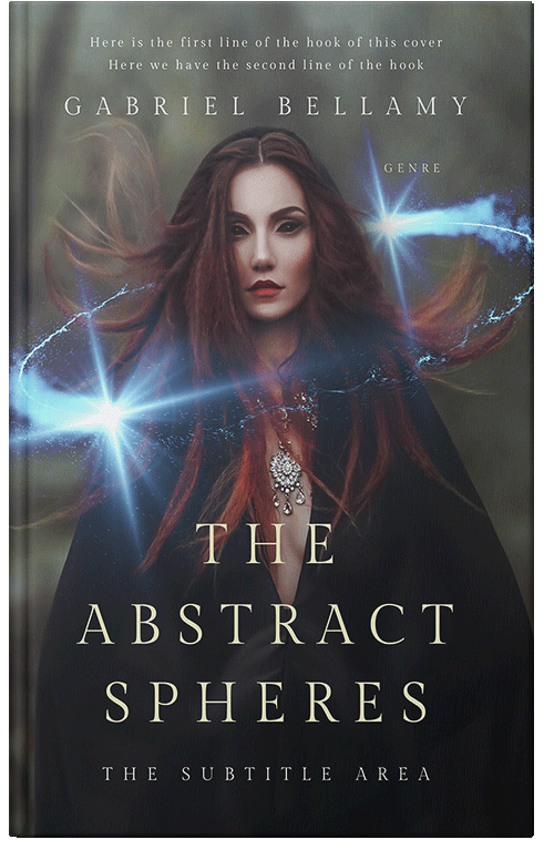 Front view of Premade Fantasy Book Cover - Ship Gray