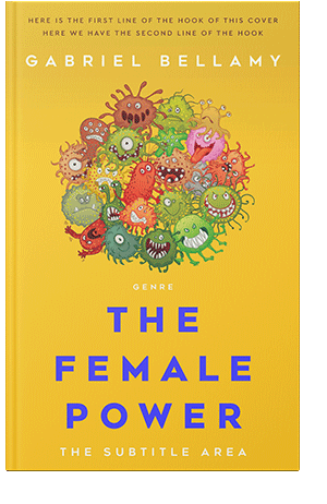 Pre Made Book Cover Saffron