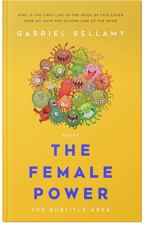 Front view of Premade Children's Book Cover - Saffron