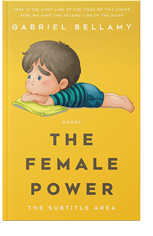 Pre Made Book Cover Saffron