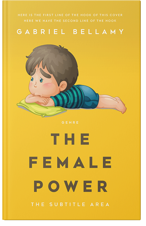 Front view of Premade Teen & Young Adult Book Cover - Saffron