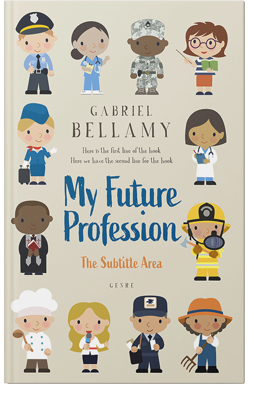 Front view of Premade Education Book Cover - White Rock