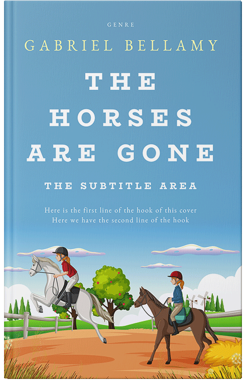 Front view of Premade Children's Book Cover - Danube