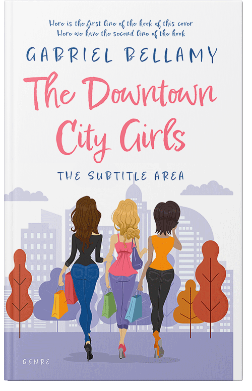 Front view of Premade Teen & Young Adult Book Cover - Blue Haze