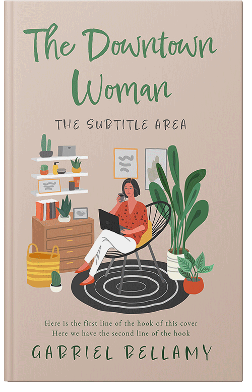 Front view of Premade Chick Lit Book Cover - Wafer