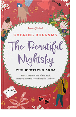 Pre Made Book Cover Fuzzy Wuzzy Brown