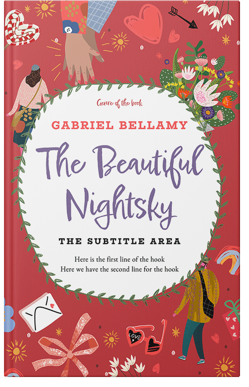 Front view of Premade Romance Book Cover - Fuzzy Wuzzy Brown