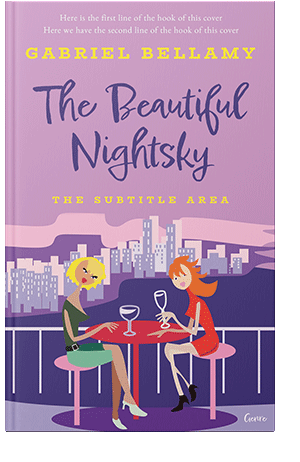 Pre Made Book Cover Lilac