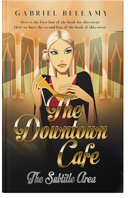 Front view of Premade Romance Book Cover - Whiskey