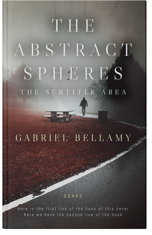 Front view of Premade Mystery & Thriller & Suspense Book Cover - Taupe