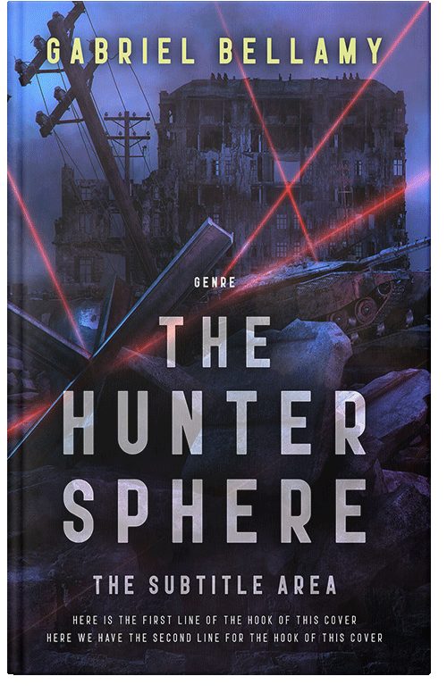 Front view of Premade Apocalyptica Book Cover - Bastille