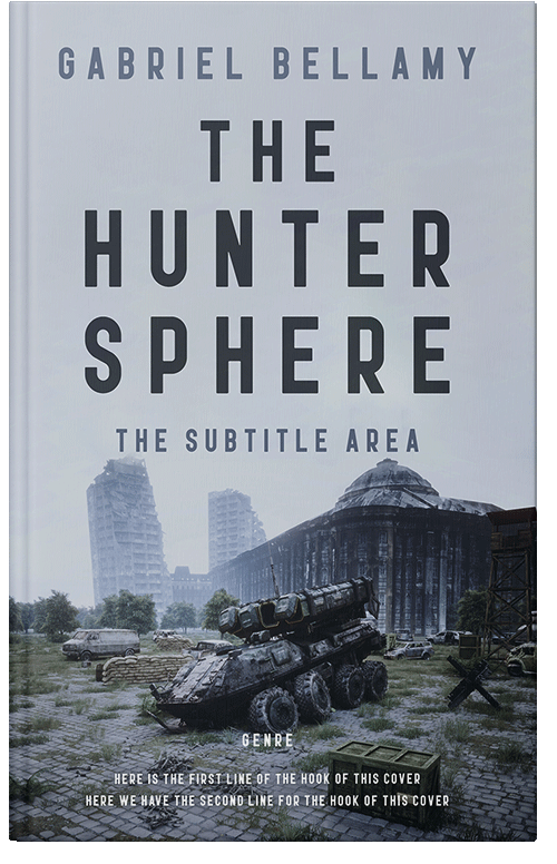 Front view of Premade Apocalyptica Book Cover - Heather