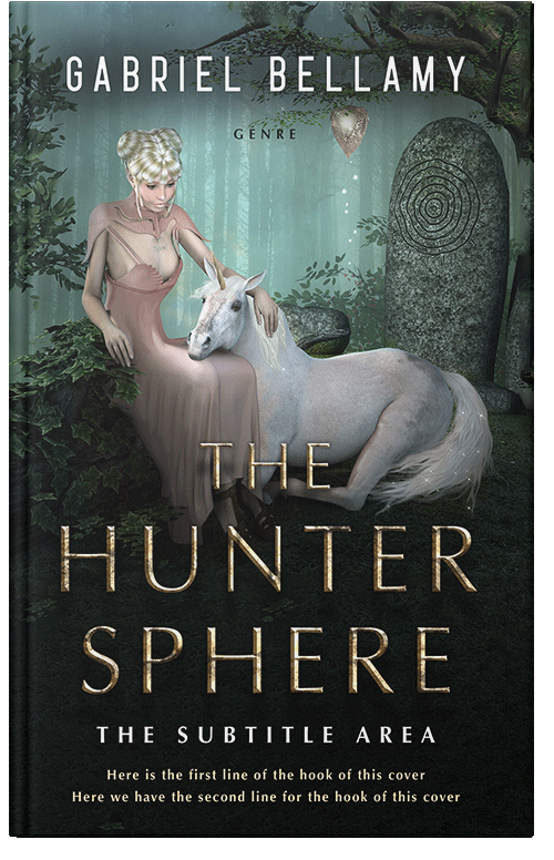 Front view of Premade Fantasy Book Cover - Heavy Metal