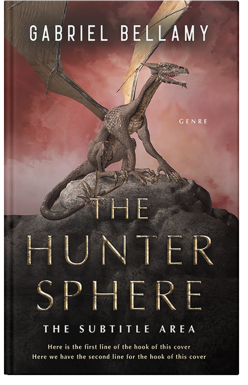 Front view of Premade Fantasy Book Cover - Cocoa Brown