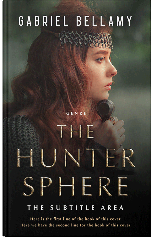 Front view of Premade Fantasy Book Cover - Zeus