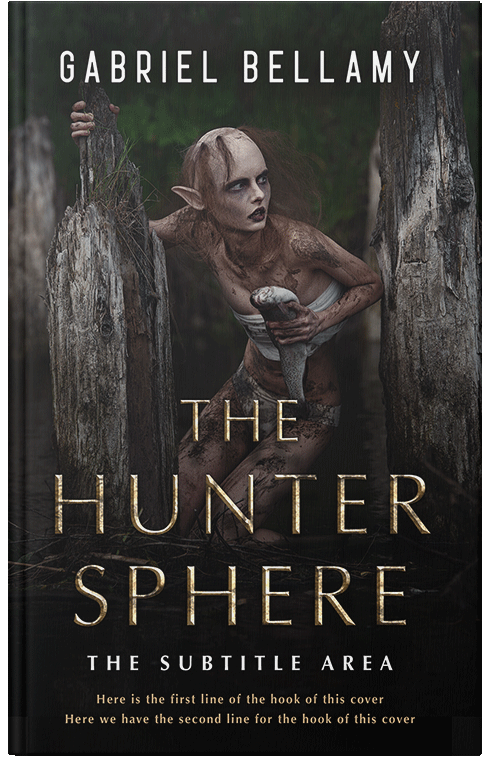 Front view of Premade Fantasy Book Cover - Zeus