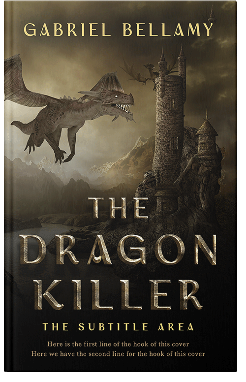 Front view of Premade Fantasy Book Cover - Oil