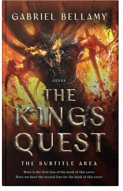 Front view of Premade Fantasy Book Cover - Tussock