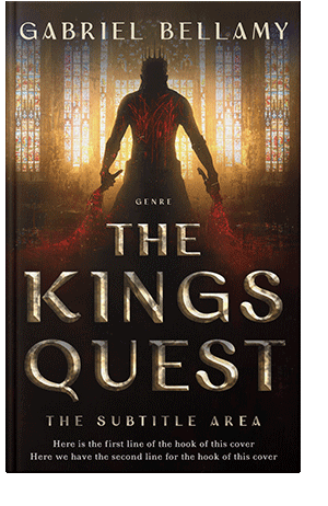 Pre Made Book Cover Tan