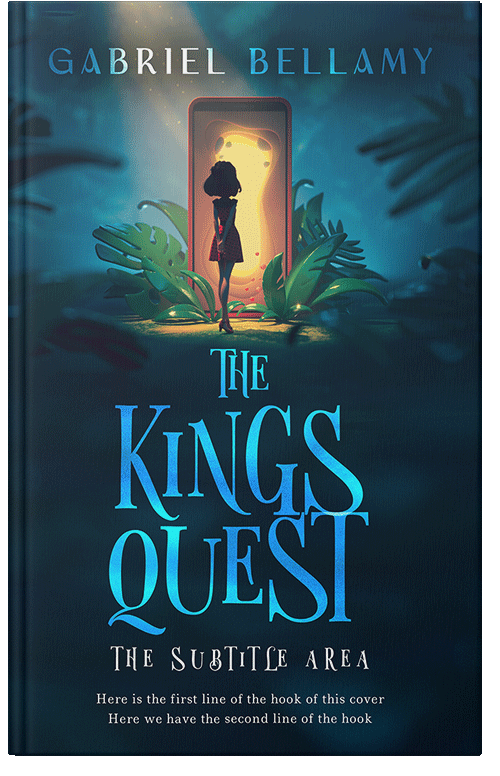 Front view of Premade Fantasy Book Cover - Tiber