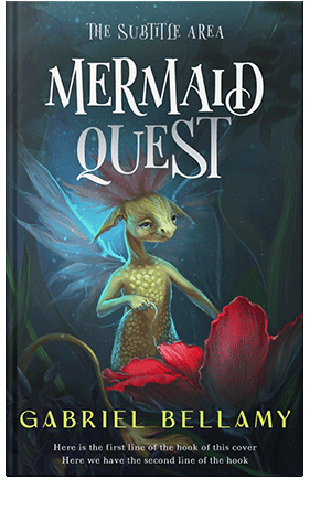 Pre Made Book Cover Ebony Clay