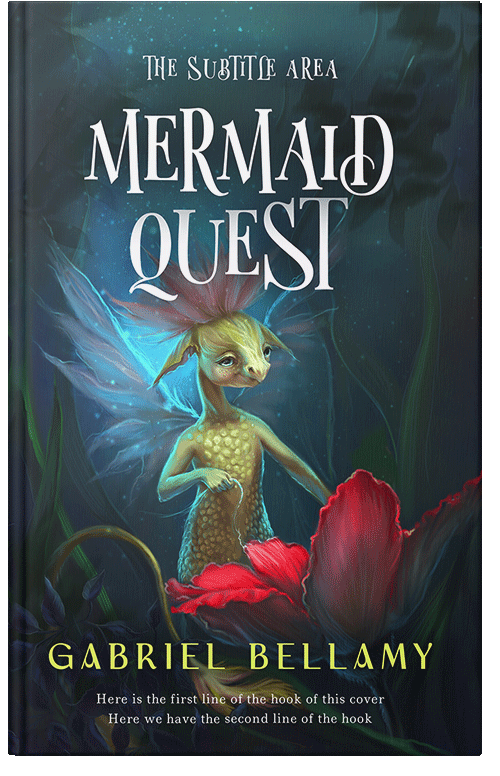 Front view of Premade Fantasy Book Cover - Ebony Clay